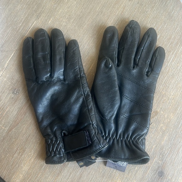 Wilsons Leather Thinsulate Thermal Insulation Women’s Black Adjustable Gloves M - Picture 3 of 12
